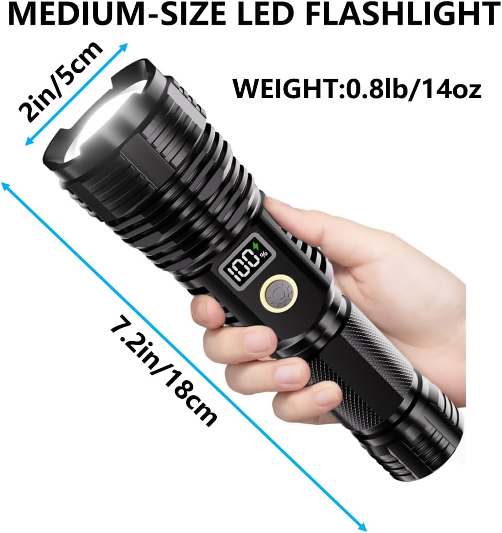 Rechargeable UltraGlow Flashlight Power