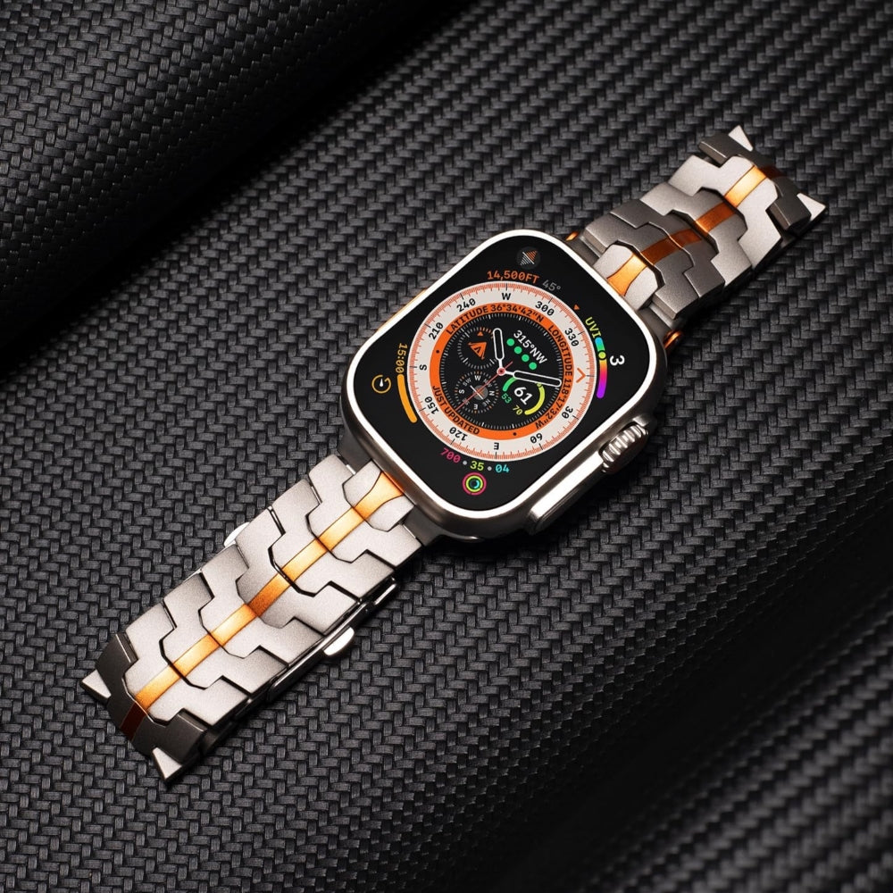 Sleek Titanium Apple Watch Band
