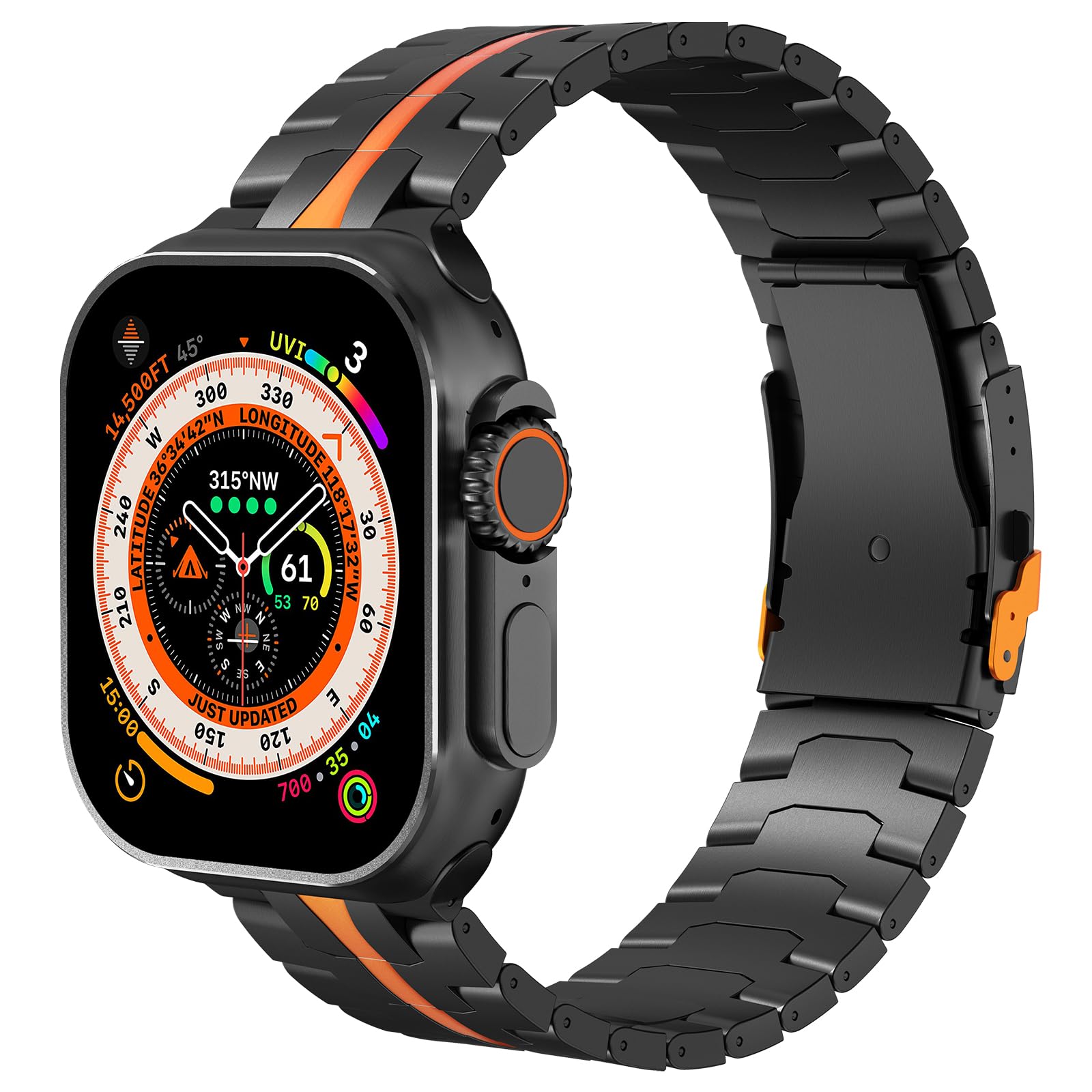 Sleek Titanium Apple Watch Band