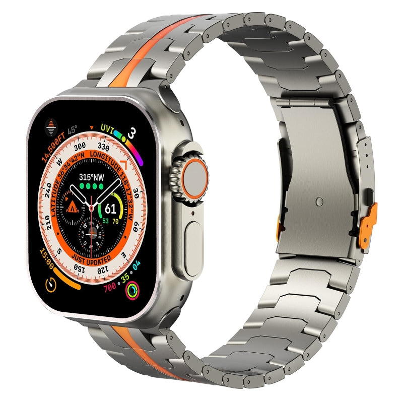 Sleek Titanium Apple Watch Band